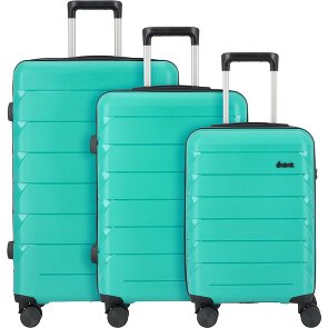 d&n Travel Line 4100 4 ruote Set di valigie 3 pezzi