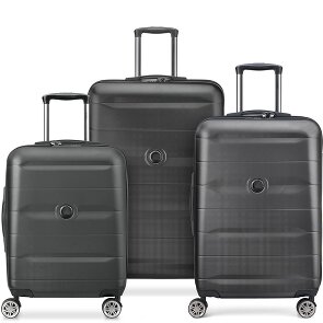 Delsey Paris Comete + 4 ruote Set di valigie 3 pezzi Delsey Paris Comete + 4 ruote Set di valigie 3 pezzi