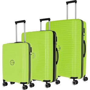 Travelite Orbita 4 ruote Set di valigie 3 pezzi con piega di espansione Travelite Orbita 4 ruote Set di valigie 3 pezzi con piega di espansione