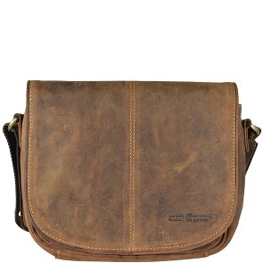 Greenburry Borsa a tracolla vintage in pelle 28 cm