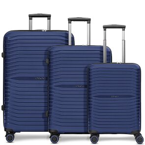 Stratic Shine 4 ruote Set di valigie 3 pezzi con piega di espansione