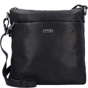 Greenland Nature Black Nappa Borsa a tracolla Pelle 29 cm