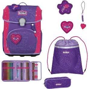 Scout Neo Exklusiv Superflash Extreme Set di borse per la scuola 4 pezzi