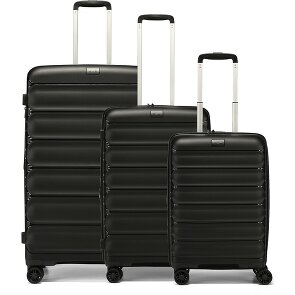 d&n Travel Line 4700 4 ruote Set di valigie 3 pezzi con piega di espansione