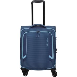 Travelite Corsiica 4 ruote Carrello della cabina S 55 cm con piega di espansione