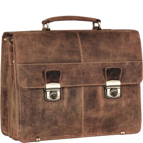 Greenburry Cartella XL vintage in pelle 40 cm Greenburry Cartella XL vintage in pelle 40 cm