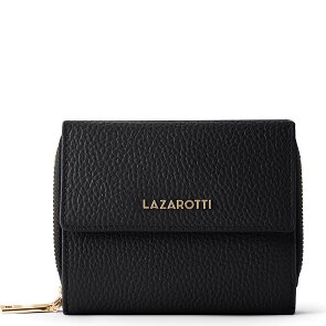 Lazarotti Portafoglio Bologna in pelle con chiusura a zip, 12 cm