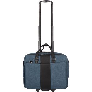 Dermata 2 ruote Carrello business 44 cm Scomparto per laptop
