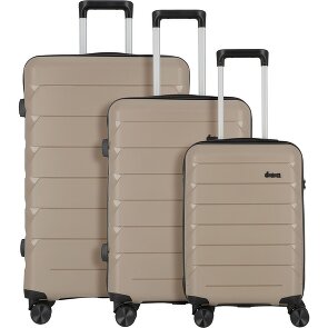 d&n Travel Line 4100 4 ruote Set di valigie 3 pezzi