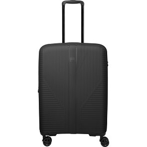 Travelite Air Stripe 4 ruote Carrello M 66 cm con piega di espansione