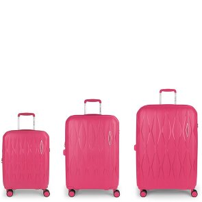 Gabol Infinity 4 ruote Set di valigie 3 pezzi con piega di espansione