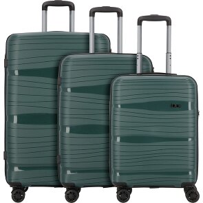 d&n Travel Line 4300 4 ruote Set di valigie 3 pezzi