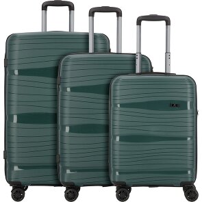d&n Travel Line 4300 4 ruote Set di valigie 3 pezzi