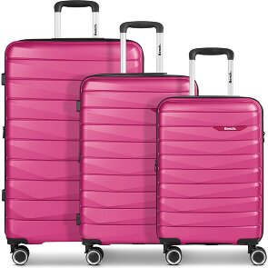 Bench Paris 4 ruote Set di valigie 3 pezzi con piega di espansione