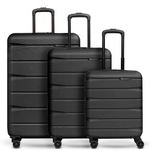 Franky Munich 4.0 Set di valigie a 4 ruote, 3 pezzi con piega elastica Franky Munich 4.0 Set di valigie a 4 ruote, 3 pezzi con piega elastica