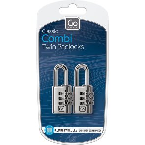 Go Travel Set di serrature a combinazione 2 pezzi.