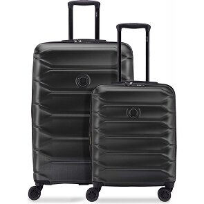 Delsey Paris Set di valigie Meteor a 4 ruote S+L espandibile