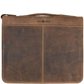Greenburry Cartella ad anelli vintage in pelle 29 cm
