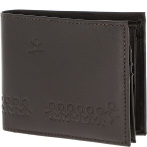 oxmox Leather Portafoglio Protezione RFID Vera Pelle 10 cm