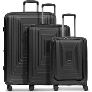 Redolz Essentials 14 4 ruote Set di valigie 3 pezzi con piega di espansione
