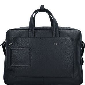 Piquadro Cartella in pelle con scomparto per laptop da 44 cm