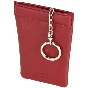 Esquire Portachiavi con logo in pelle 8 cm