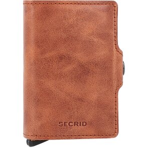 Secrid Twinwallet Porta carte di credito vintage RFID in pelle 6,5 cm