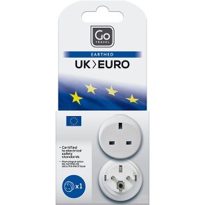Go Travel Adattatore da viaggio UK-UE Go Travel Adattatore da viaggio UK-UE