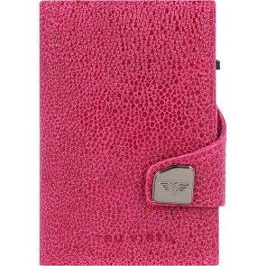 Tru Virtu Custodia per carte di credito Click & Slide Portafoglio RFID in pelle 6,5 cm