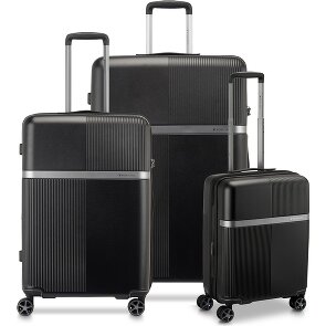 Roncato Airglam 4 ruote Set di valigie 3 pezzi con piega di espansione