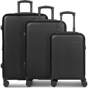 bugatti Valencia 2.0 4 ruote Set di valigie 3 pezzi con piega di espansione