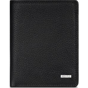 Redolz Portafoglio Leather Essentials HF in pelle RFID, 9,5 cm, apribile
