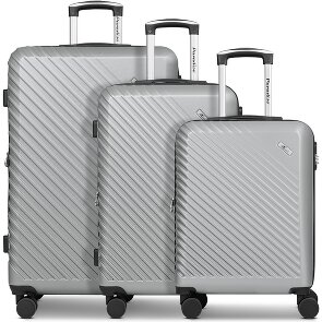 Check.In Paradise 2.0 4 ruote Set di valigie 3 pezzi con piega di espansione