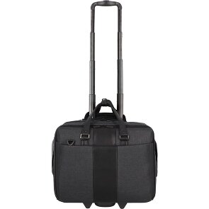 Dermata 2 ruote Carrello business 46 cm Scomparto per laptop