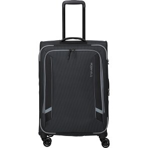 Travelite Corsiica 4 ruote Carrello M 67 cm con piega di espansione