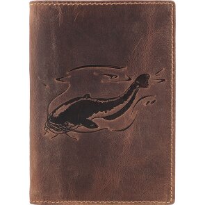 Greenburry Portadocumenti vintage in pelle 12 cm