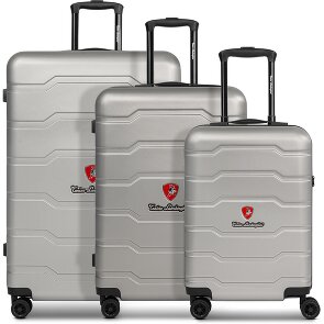 Tonino Lamborghini Bologna 4 ruote Set di valigie 3 pezzi