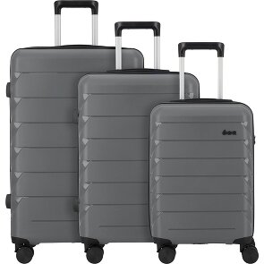 d&n Travel Line 4100 4 ruote Set di valigie 3 pezzi