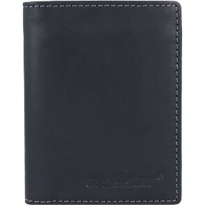 Greenburry Porta carte d'identità vintage RFID in pelle 9 cm