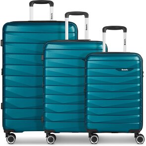 Bench Paris 4 ruote Set di valigie 3 pezzi con piega di espansione