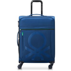 Delsey Paris x United Colors of Benetton Colour Bock Trolley a 4 ruote da 67 cm con piega elastica