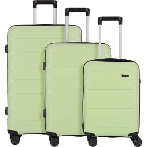 d&n Travel Line 4100 4 ruote Set di valigie 3 pezzi