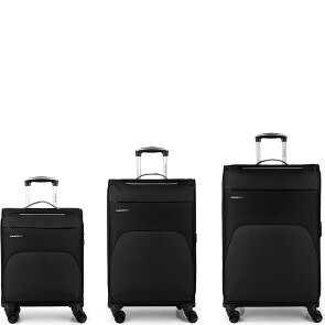 Gabol Zambia 4 ruote Set di valigie 3 pezzi con piega di espansione