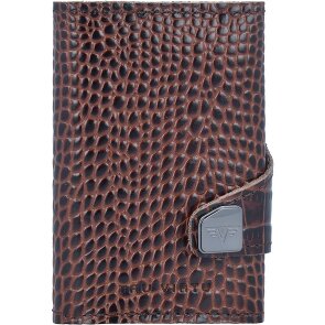 Tru Virtu Custodia per carte di credito Click & Slide Portafoglio RFID in pelle 6,5 cm