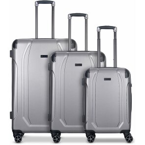 bugatti Valencia 4 ruote Set di valigie 3 pezzi bugatti Valencia 4 ruote Set di valigie 3 pezzi