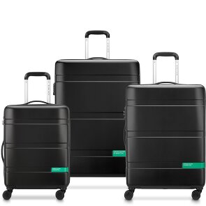 Delsey Paris x Set di valigie a 4 ruote United Colors of Benetton Now Hardside 3 pezzi con piega elastica Delsey Paris x Set di valigie a 4 ruote United Colors of Benetton Now Hardside 3 pezzi con piega elastica