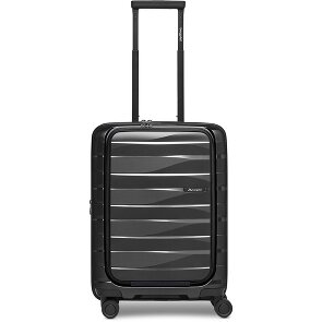 Bergpfeil Travel 4 ruote Carrello della cabina 55 cm Scomparto per laptop con piega di espansione Bergpfeil Travel 4 ruote Carrello della cabina 55 cm Scomparto per laptop con piega di espansione