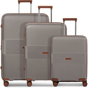 Farmhood Eco Edition 02 4 ruote Set di valigie 3 pezzi con piega di espansione Farmhood Eco Edition 02 4 ruote Set di valigie 3 pezzi con piega di espansione
