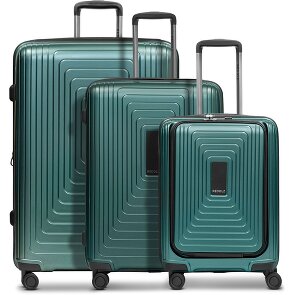 Redolz Essentials 14 4 ruote Set di valigie 3 pezzi con piega di espansione Redolz Essentials 14 4 ruote Set di valigie 3 pezzi con piega di espansione