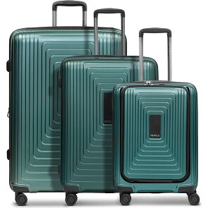 Redolz Essentials 14 4 ruote Set di valigie 3 pezzi con piega di espansione